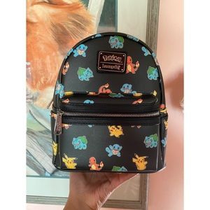 Black Pokémon Starters Mini Backpack #2